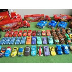 59 verschillende Cars auto`s,metaal,vrachtwagens,schudauto`s