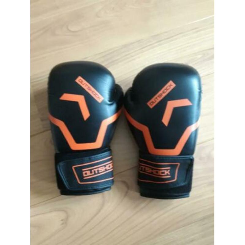 Bokszak professioneel met bokshandschoenen