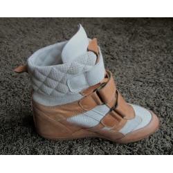 MARCH23 wedge sneakers SLEEHAK wit/beige maat 40
