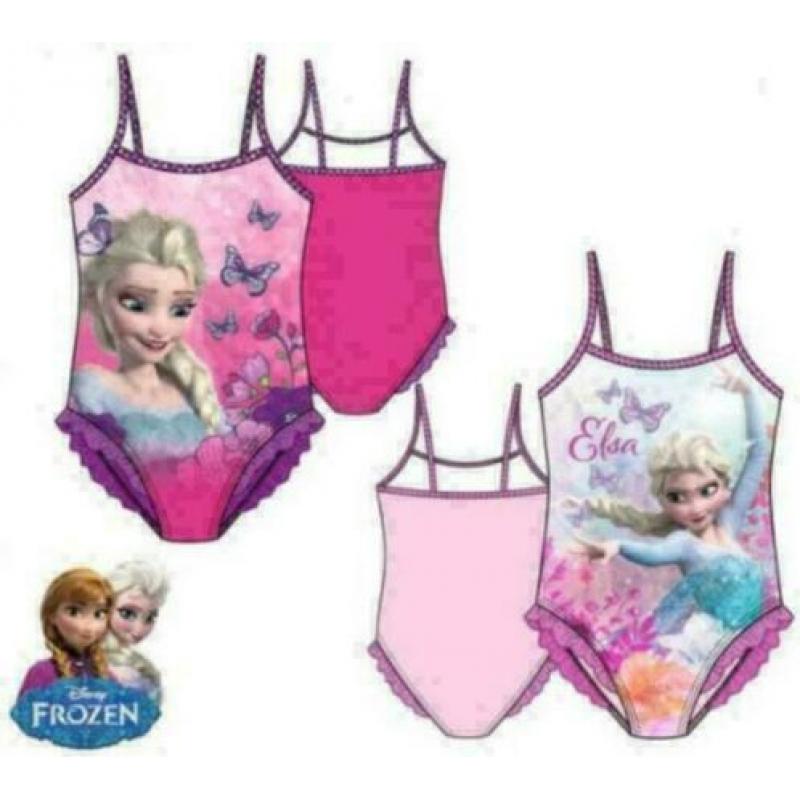 Disney Frozen Badpak met Glitter - Maat 98 t/m 128