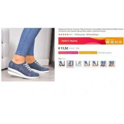 Dames Sneaker's high-heel SALE NIEUWE PARTIJ!