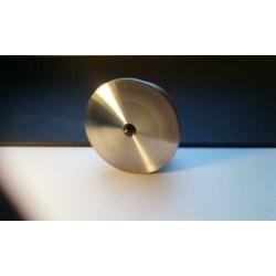 Platenspeler, pickup Puck van Aluminium