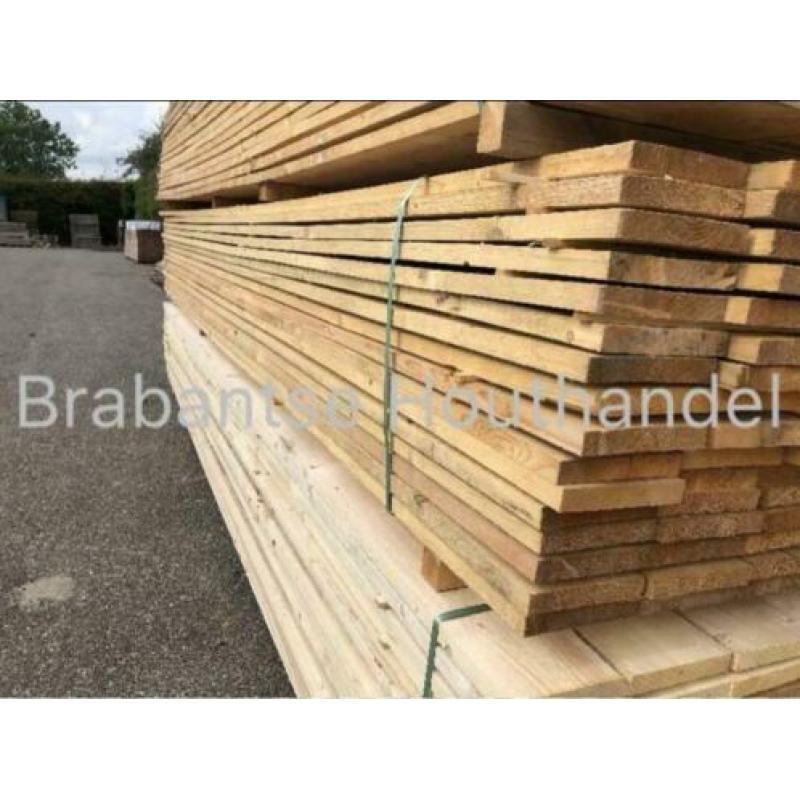 Actie! super stuntprijzen steigerhout nieuw!!!