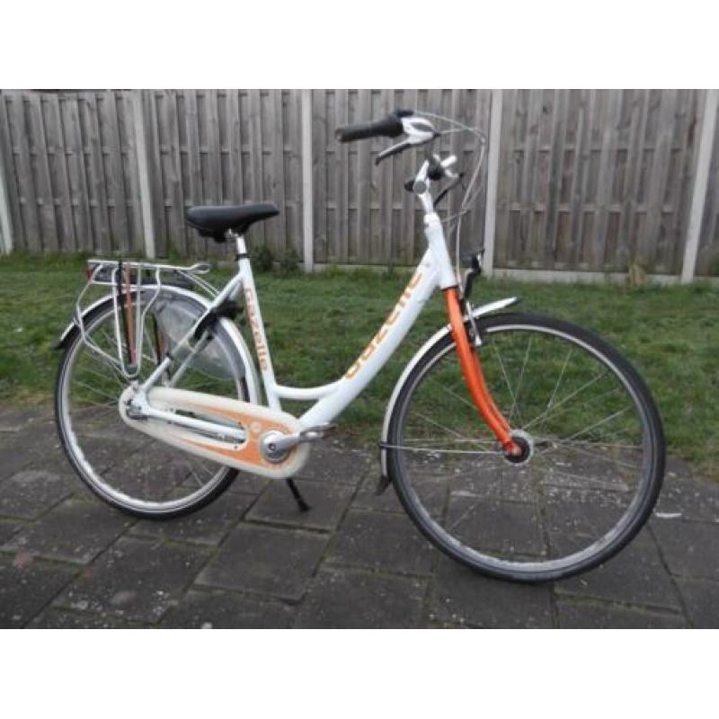Z.G.O.H.Dames Fiets Gazelle 3 vers +trommelrem 28 inch fh 56
