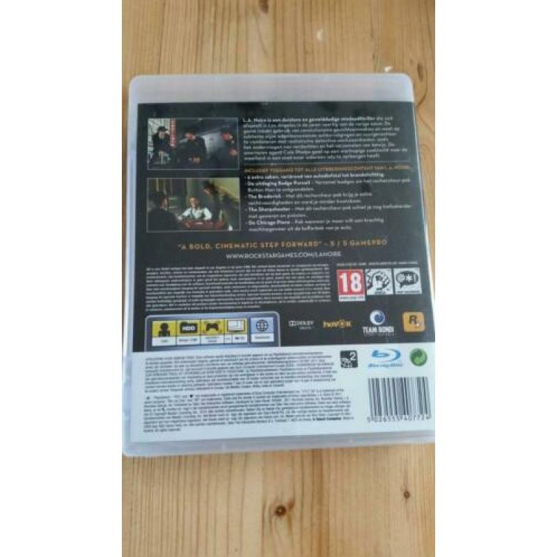 Playstation 3 game L.A. NOIRE 1 gewelddadige misdaadtriller