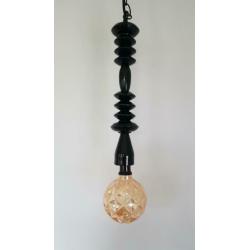 Donkergroene hanglamp - pendellamp met bollamp
