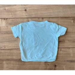 Z.g.a.n. Turquoise shirt / top van Zara Baby, maat 74