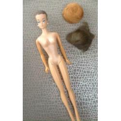 Barbie met pruikjes, jaren 60, origineel Mattel