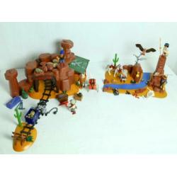 Playmobil Western Goudmijn nr. 5246 + Goudzoekers nr. 4130