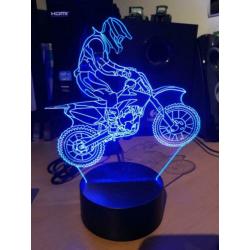3D led lamp motorcross crossbrommer