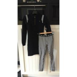 Looxs set jurk tuniek en legging als nieuw er super mooi