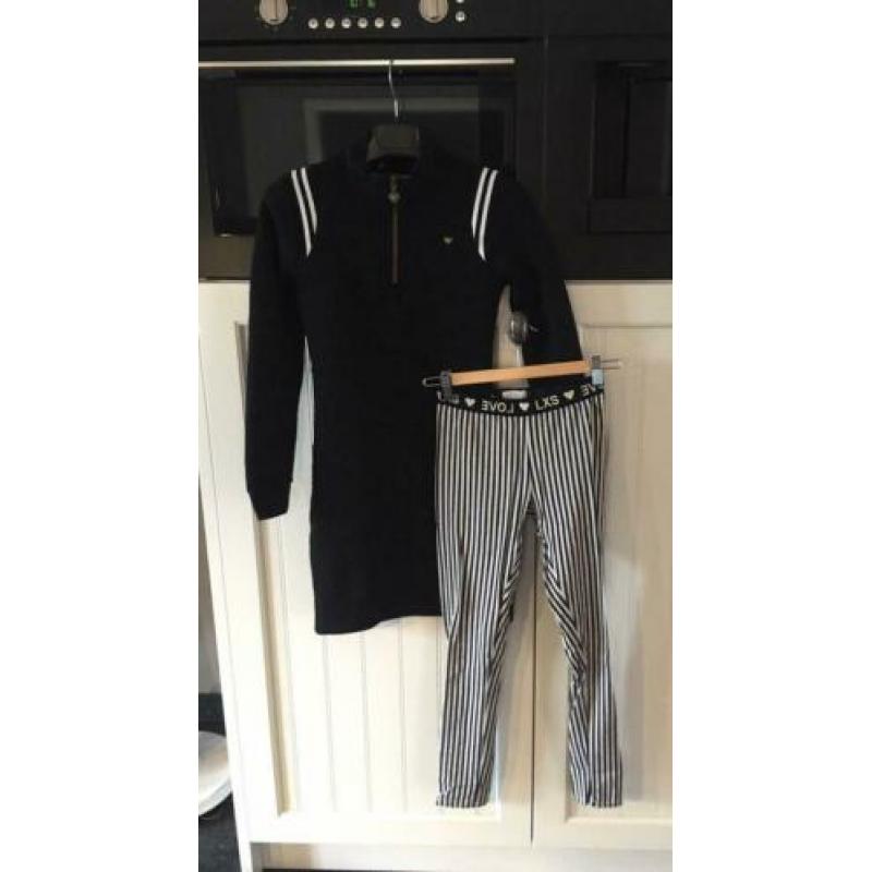 Looxs set jurk tuniek en legging als nieuw er super mooi
