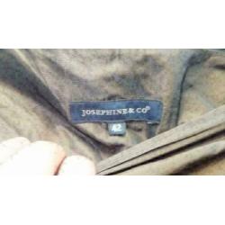 JOSEPHINE & CO bronskleurige rok met roezel mt 42