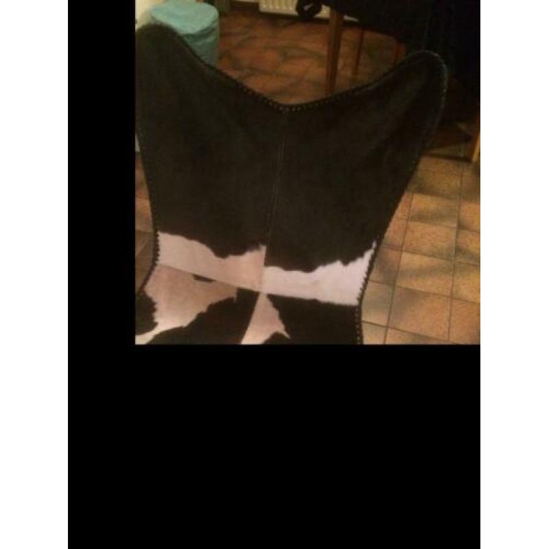 koeienhuid vlinderstoel 93x75x80