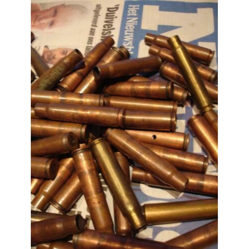 Lot van 50 lege Duitse Mauserhulzen WO1 100% origineel