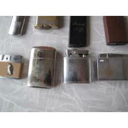 12 vintage aanstekers oa 50s 60s