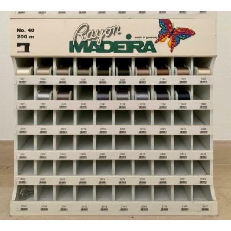 425 klosjes Madeira Classic 200m borduurgaren incl. kasten