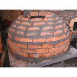 Pizzaoven 100x100cm / houtoven, bakoven, steenoven
