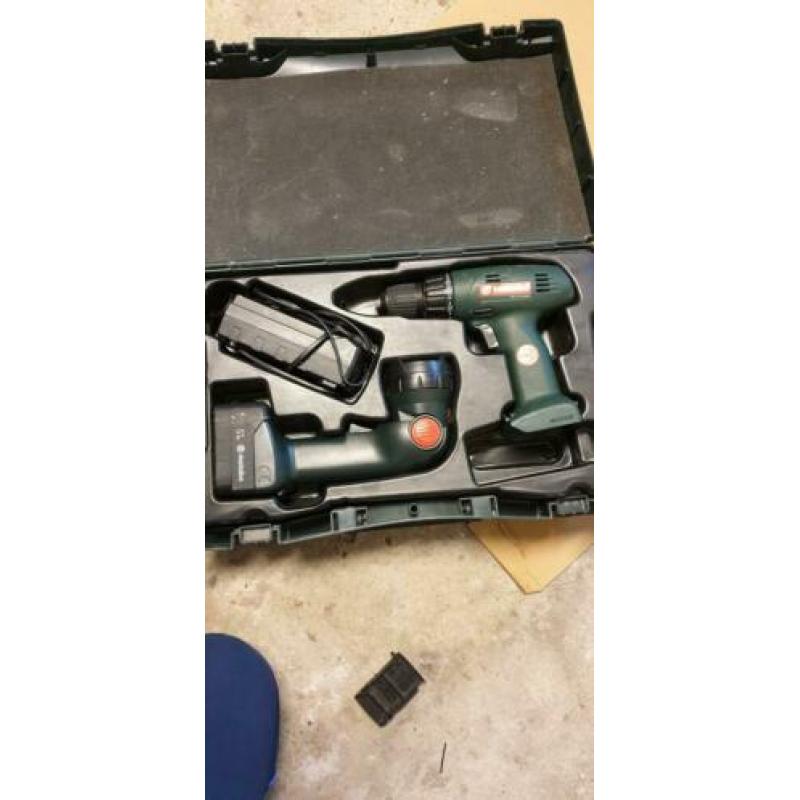 Metabo Boormachine plus zaklamp