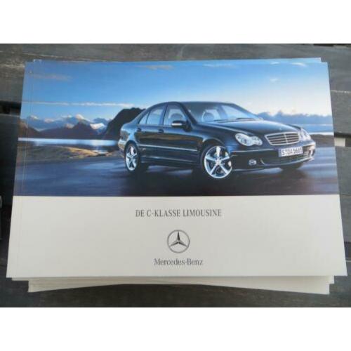 Folder Mercedes-Benz C-klasse sedan 2004, 2005, 2006 C55 AMG