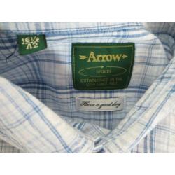 Arrow overhemd met korte mouw, breed model , maat 42