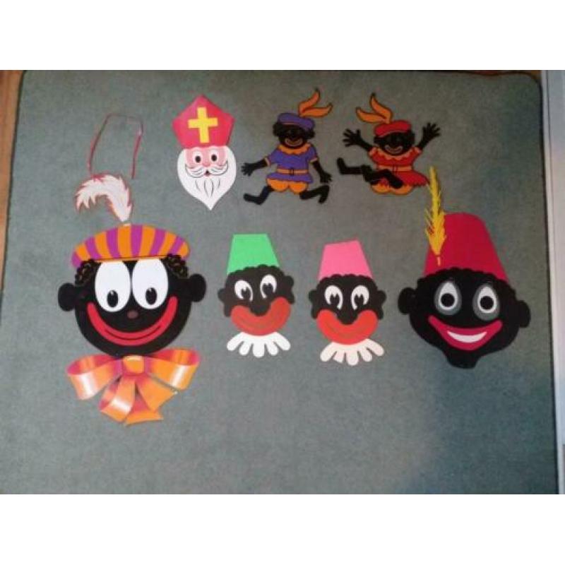 Zwarte pieten decoratie en sinterklaas
