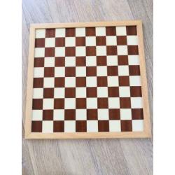 Homas dambord en damstenen (wedstrijd bord orgineel)