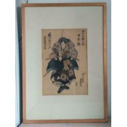 Oude Japanse prent 1874