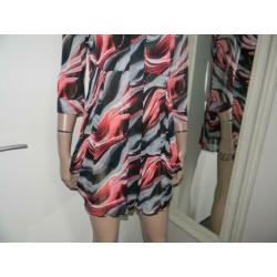 JOSEPH RIBKOFF mooie fleurige blouse MAAT 36 NIEUW