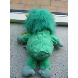 Duivel Trol merk Sunkid van Action blauw/groen velours