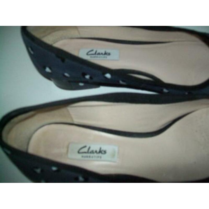Clarks blauwe ballerina's mt.39