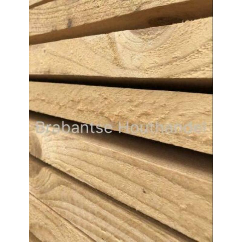 Actie! super stuntprijzen steigerhout nieuw!!!