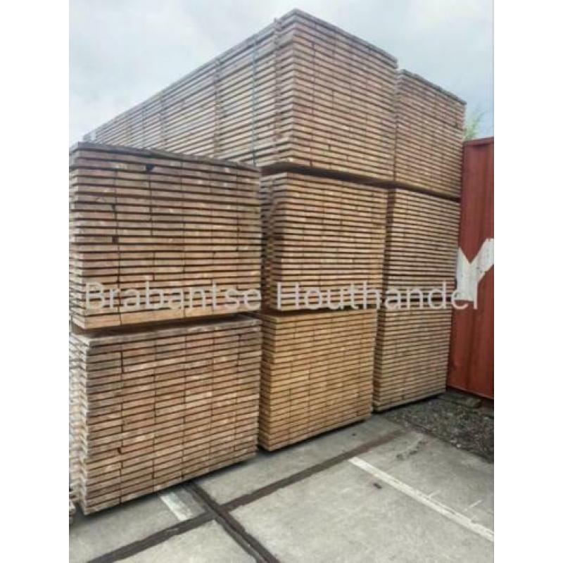Actie! super stuntprijzen steigerhout nieuw!!!