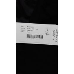 Studio Anneloes Roller Top travelstof zwart maat S