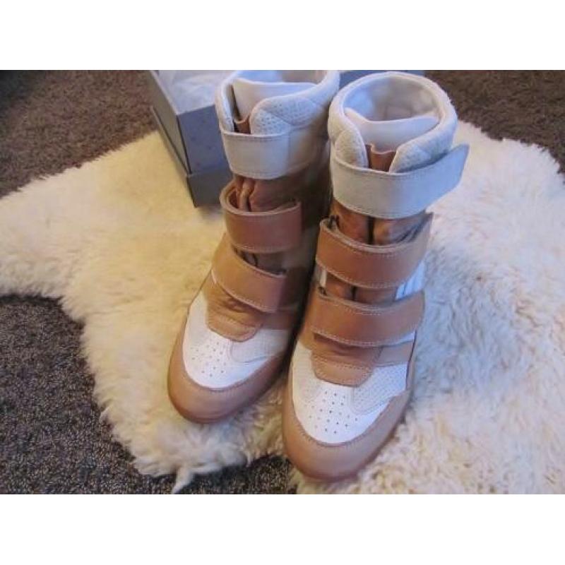 MARCH23 wedge sneakers SLEEHAK wit/beige maat 40