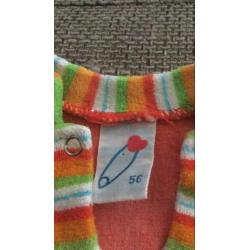 Vintage retro boxpakje, romper, slaap pakje 56