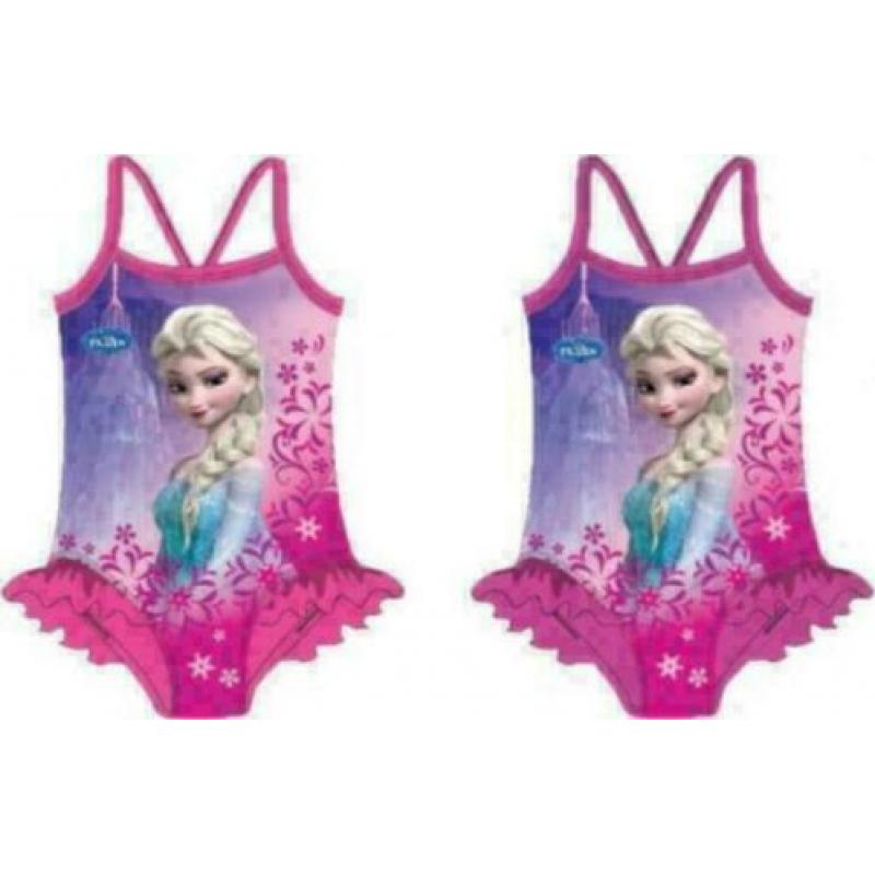 Disney Frozen Badpak met Glitter - Maat 98 t/m 128