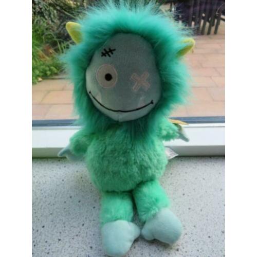 Duivel Trol merk Sunkid van Action blauw/groen velours