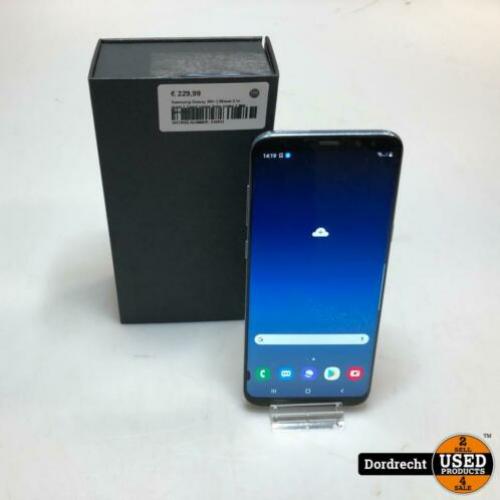 Samsung Galaxy S8+ || Blauw || In doos || Zwart vlekje links