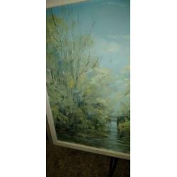 Olieverf schilderij van Jan Krikke
