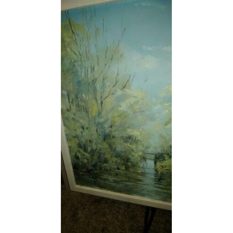 Olieverf schilderij van Jan Krikke
