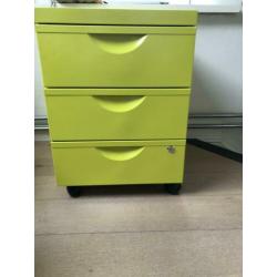 Groene ladekast