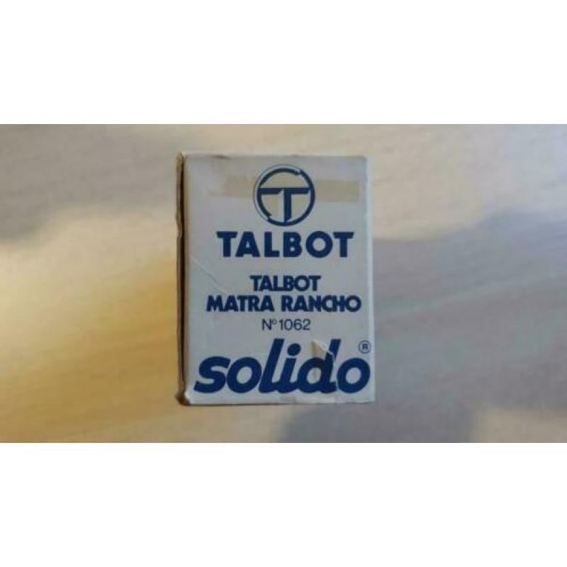 Talbot Matra Rancho ovp