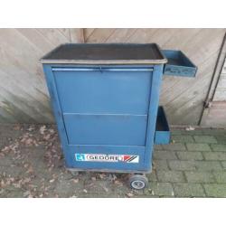 Gedore gereedschapswagen met Gedore en Hazet gereedschap