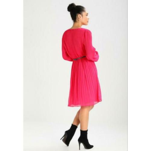 Pepe jeans jurk roze Winona maat S plissé