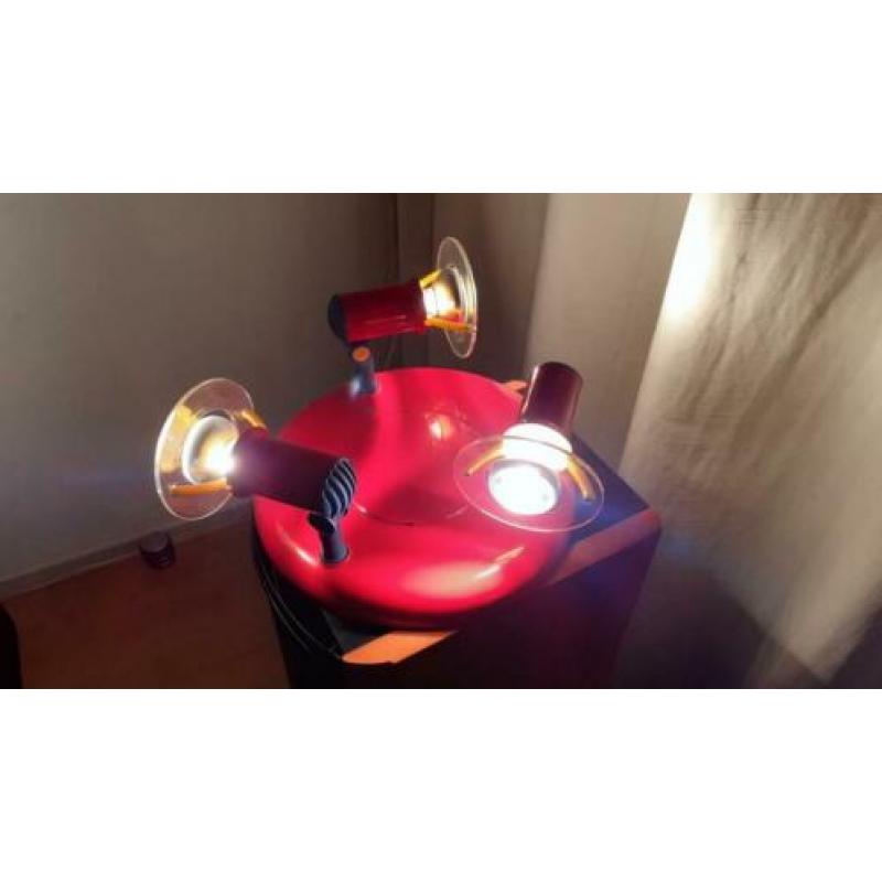 Memphis style design bureaulamp en plafonniere.