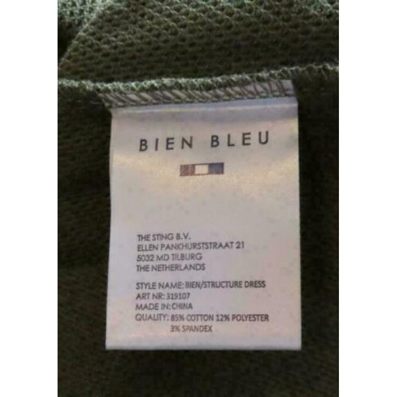 Bienblue Bien Blue groene jurk met korte mouw maat XS