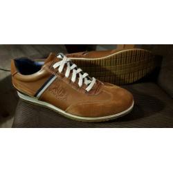 State of Art sneaker cognac combinatie leder maat 40