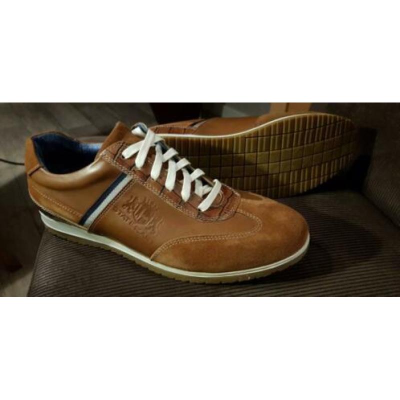 State of Art sneaker cognac combinatie leder maat 40