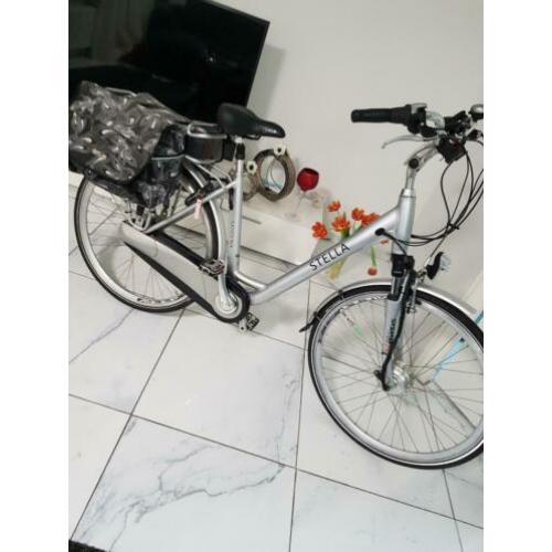 Dames fiets elechtrish accu 50km rijden